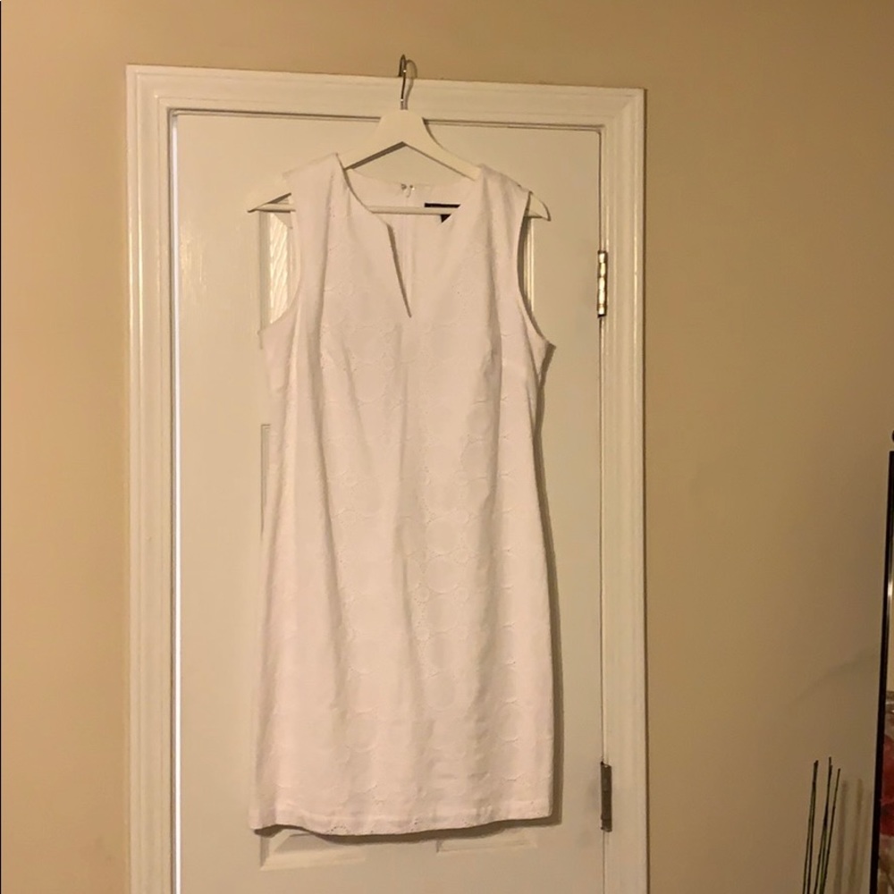 Banana Republic White Eyelet Sundress